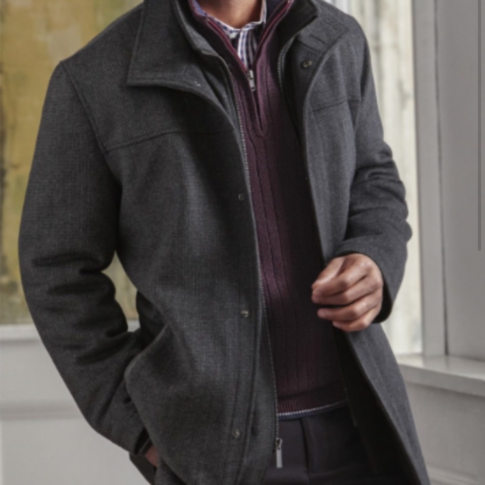Johnston & Murphy XL peacoat